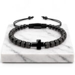 Pulseira Gus Cruz Aço Preto